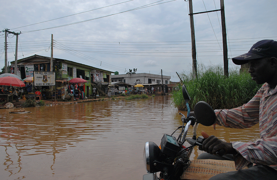 Hurricane Sandy as Seen from the Niger Delta